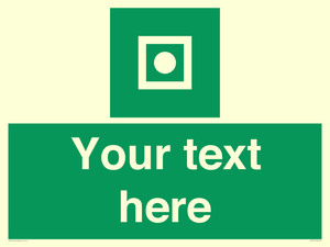 Custom sign safe condition Shipboard general alarm